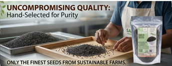 Saatwik Adda Pure Sabza Seeds | Sweet Basil Seeds | Natural & Refreshing | No Preservatives