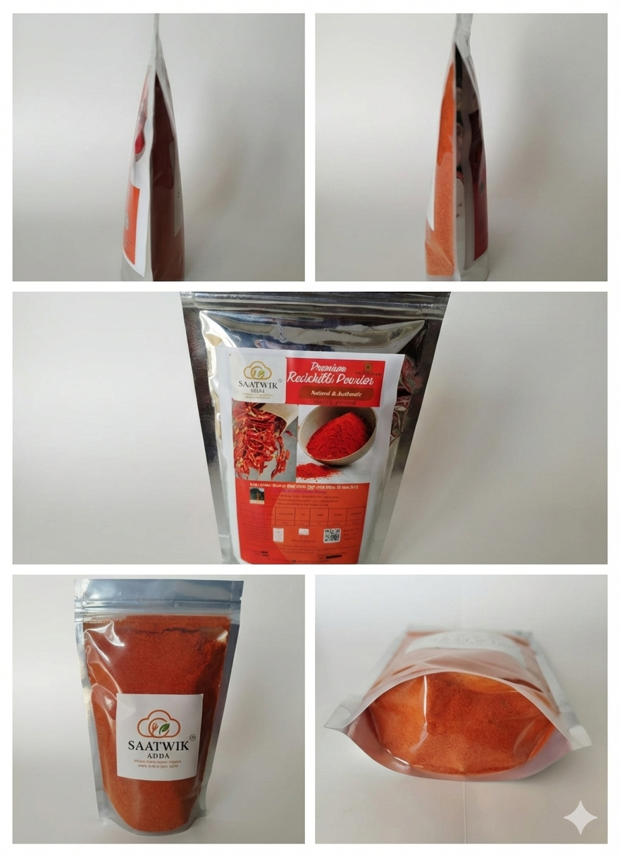 Buy Pure Red Chilli Powder Online – Premium Lal Mirch, No Fillers – Saatwik Adda