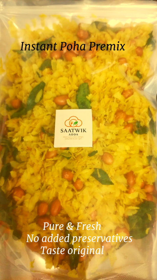 Instant Peanut Poha Premix - Quick Healthy Breakfast