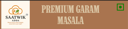 Premium Jain Garam Masala – 7 Rare Whole Spices, No Onion No Garlic | Saatwik Adda