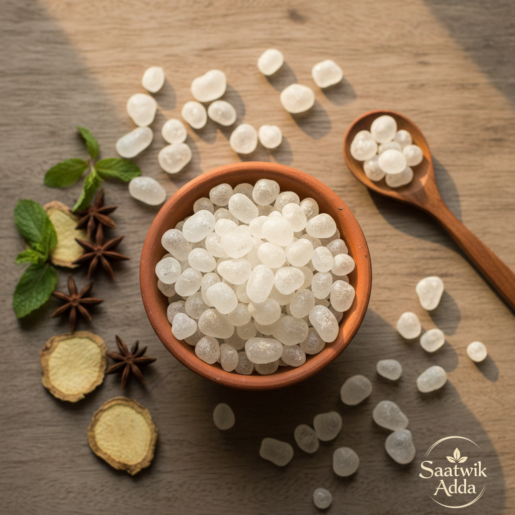 Buy Pure Gond Katira Online – Natural Tragacanth Gum – Saatwik Adda