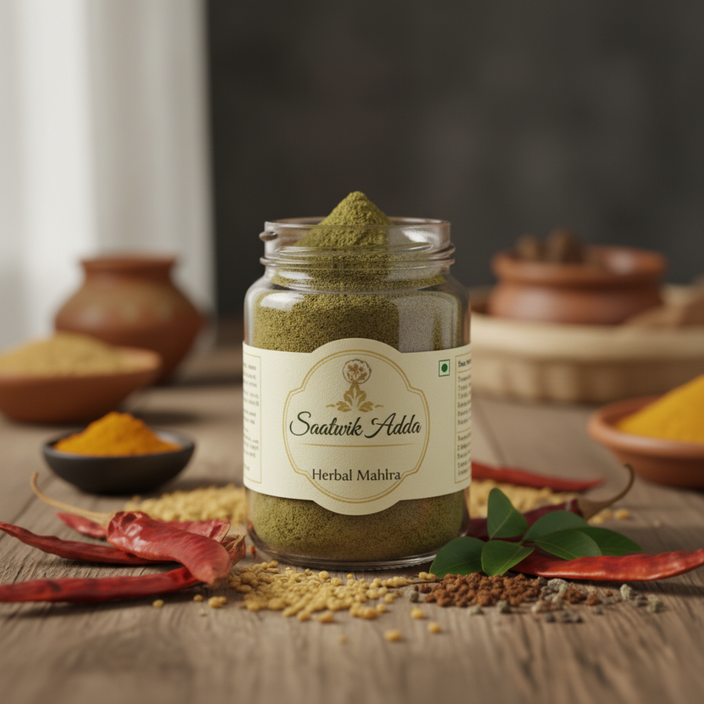 Herbal Hair Powder Jar