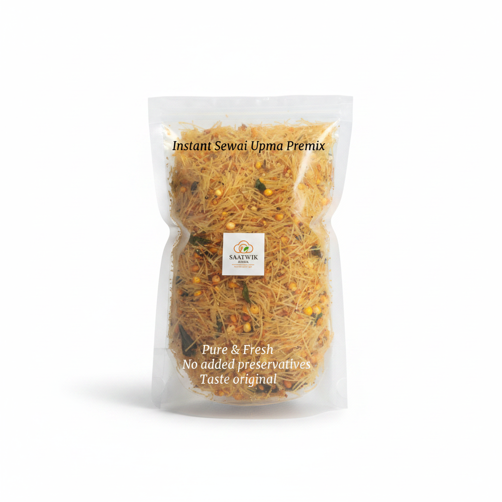 Instant Sewai Upma Premix - White Background
