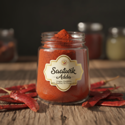 Kashmiri Red Chilli Powder Jar Hero