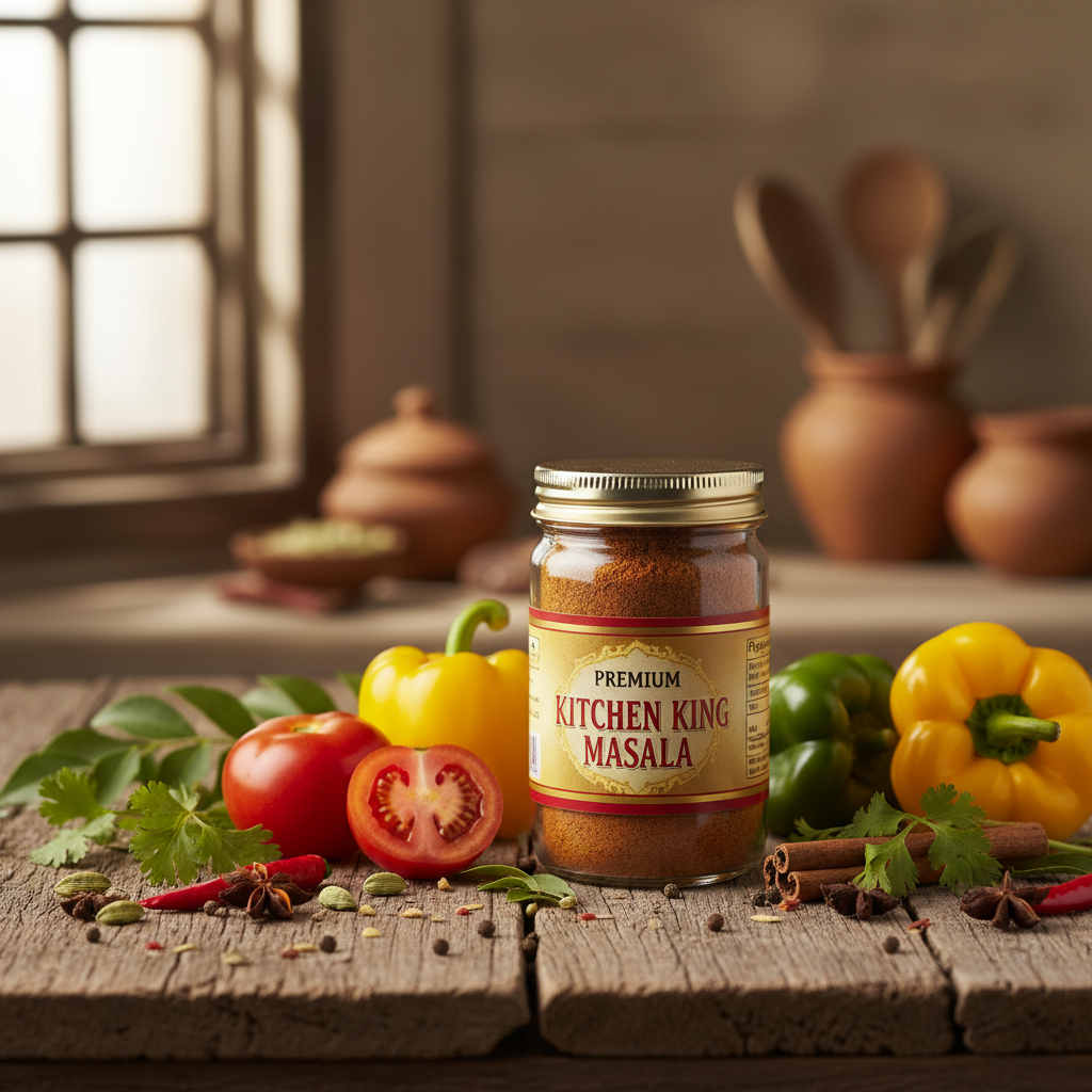 Kitchen King Masala in Glass Jar