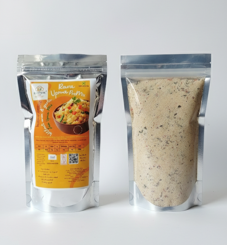 Buy Instant Rava Upma Premix Online – Ready in 5 Min with Desi Ghee – Saatwik Adda