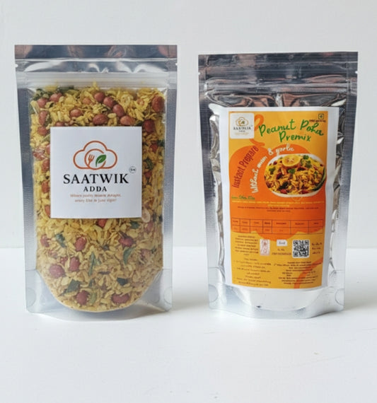 Buy Instant Peanut Poha Premix Online – Ready in 5 Min, Healthy Breakfast – Saatwik Adda