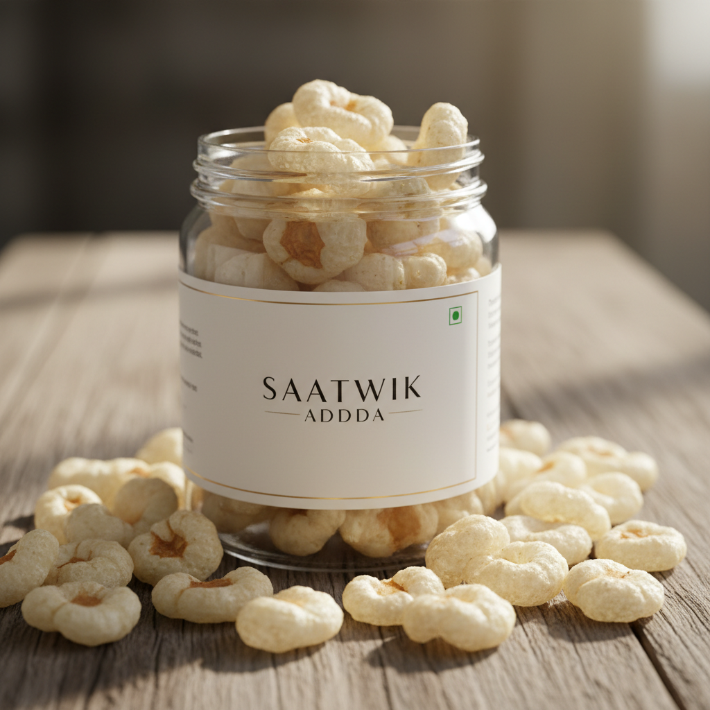 Saatwik Adda Roasted Makhana in Glass Jar